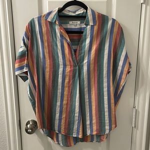 Multi Striped Blouse - Madewell